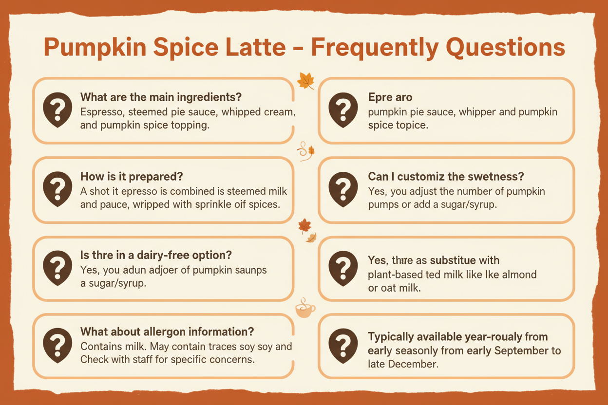 Pumpkin Spice Latte FAQ Section