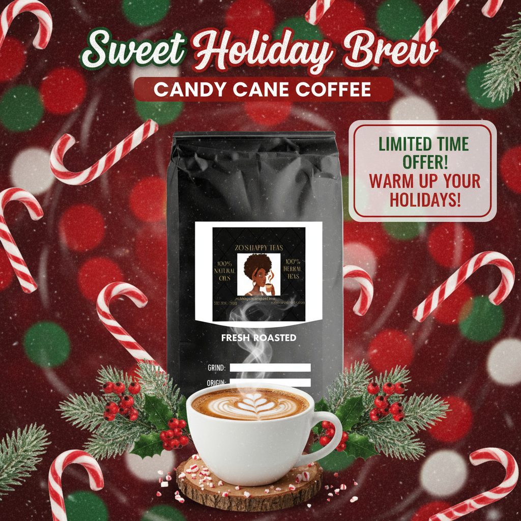 Candy Cane Coffee Social Media Banner