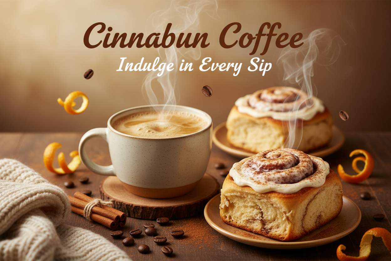 Cinnabun Coffee Ad