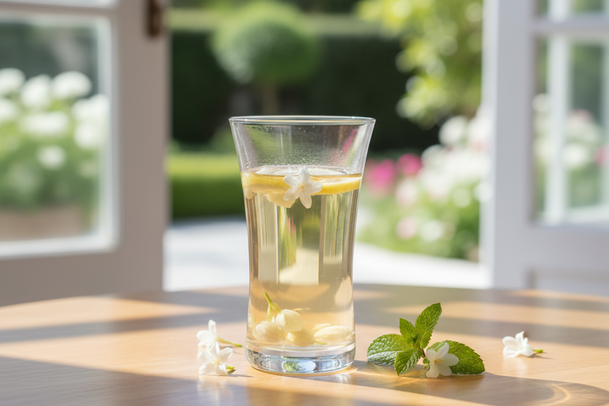 Jasmine tea drink